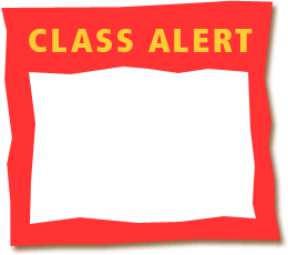 Class Alert Box